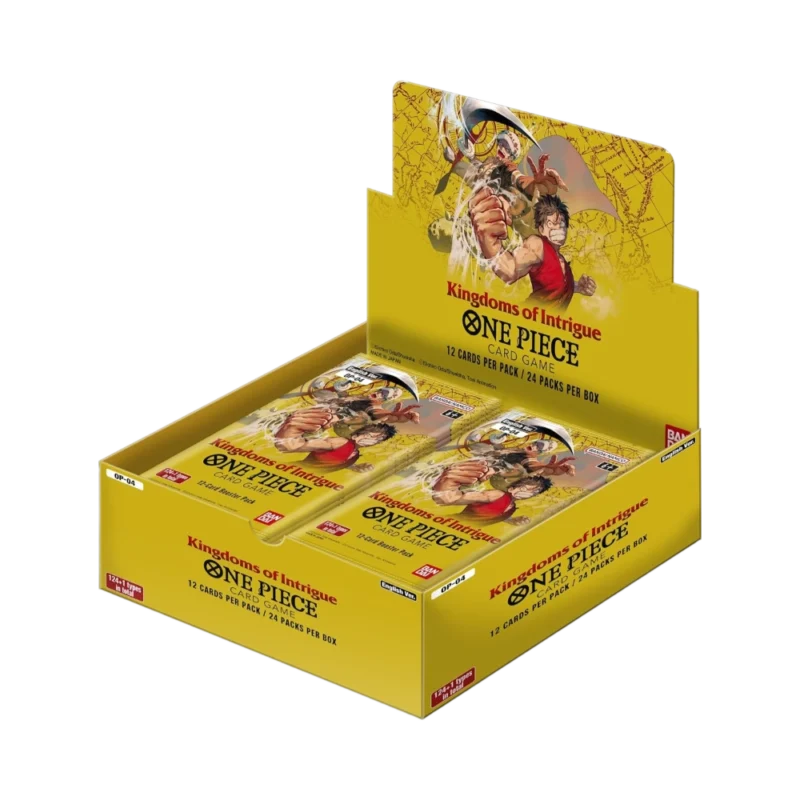 One Piece Card Game – Kingdoms Of Intrigue – OP04 Booster Display (24 Packs) – EN