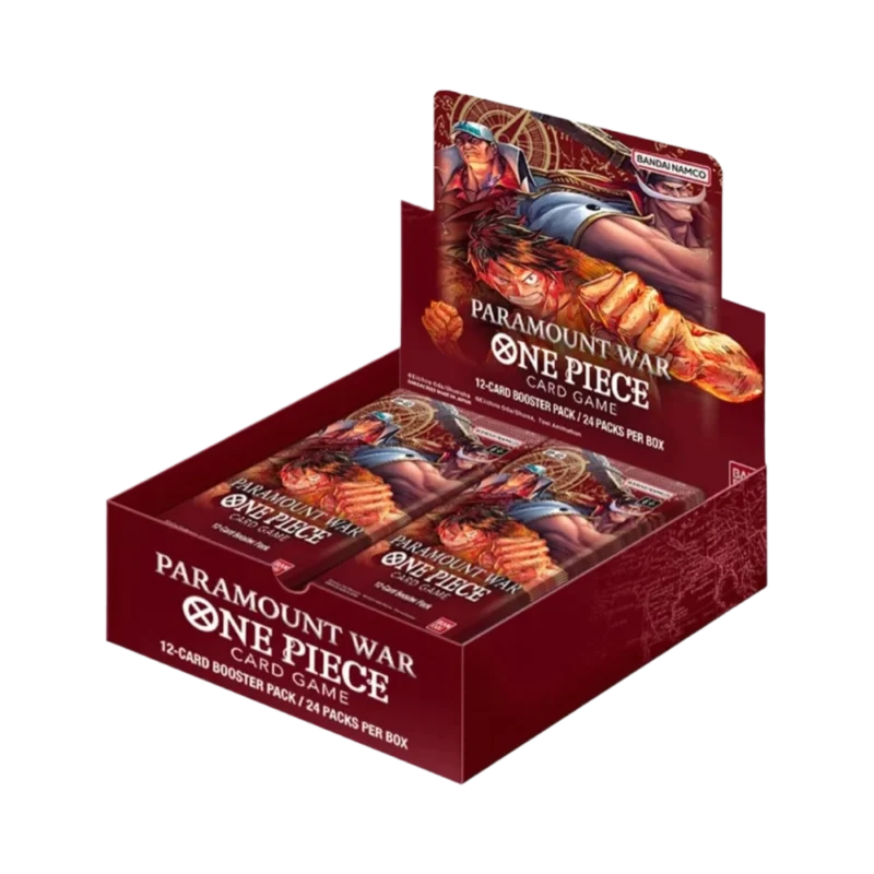 One Piece Card Game – Paramount War – OP02 Booster Display (24 Packs) – EN